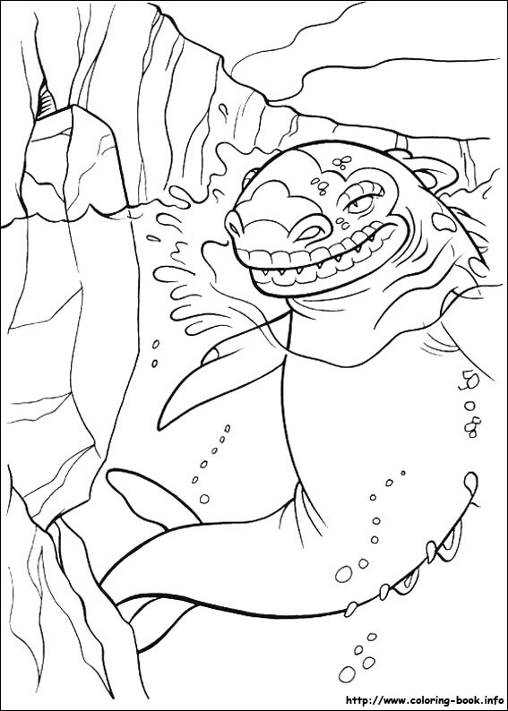 Ice Age coloring picture